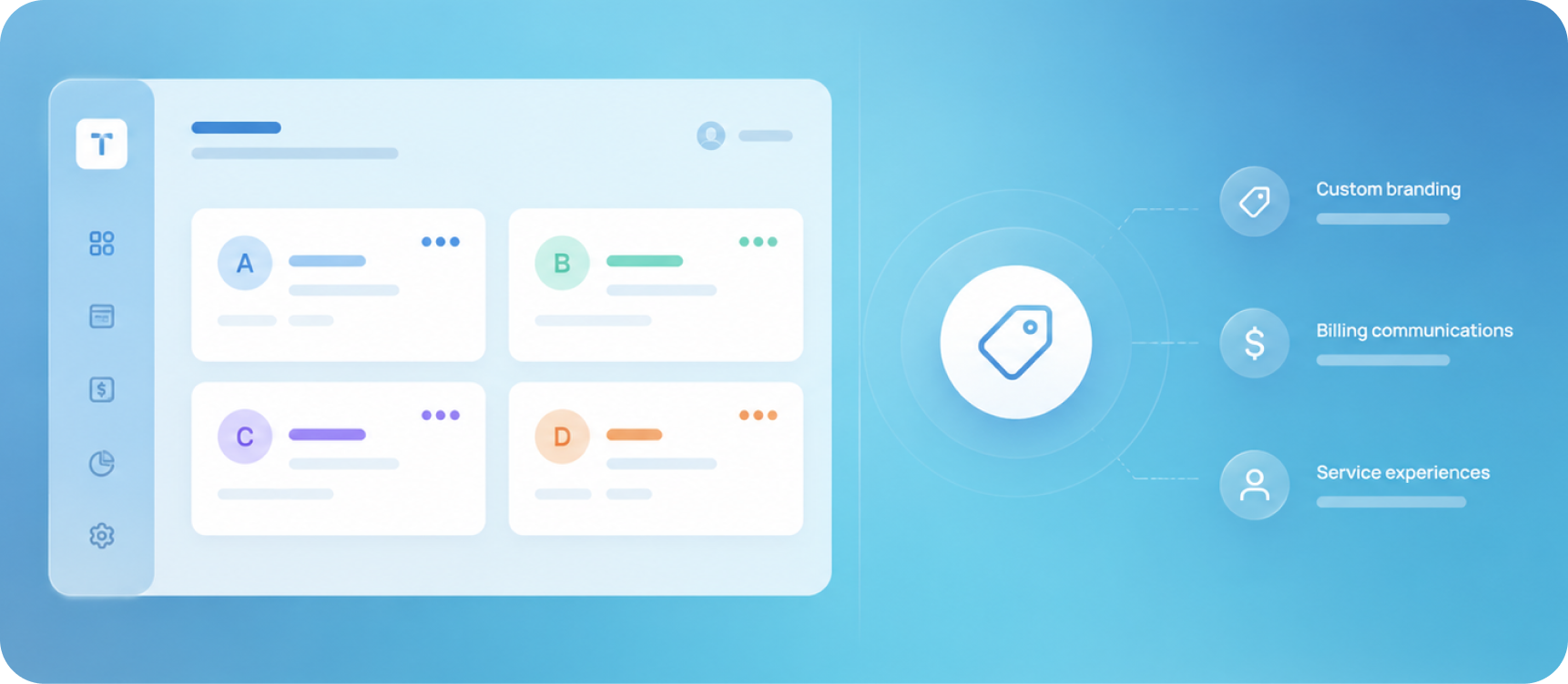 White-label customer portals and service experiences